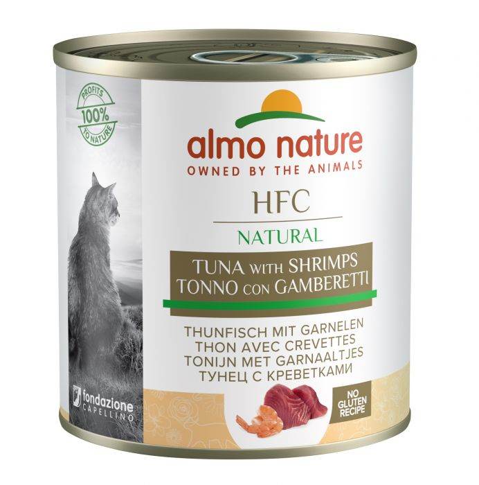 ALMO NATURE HFC NAT. TUNA & SHRIMPS 280g