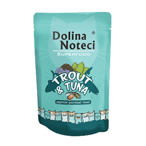 DOLINA NOTECI SUPERFOOD CAT TROUT AND TUNA 85GR