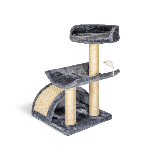 14.png GLEE SCRATCHING POST THALIA DARK GREY 38x36x50cm - Image 1