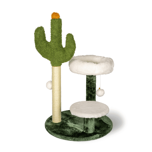 GLEE SCRATCHING POST CACTUS GREEN 45x45x75cm