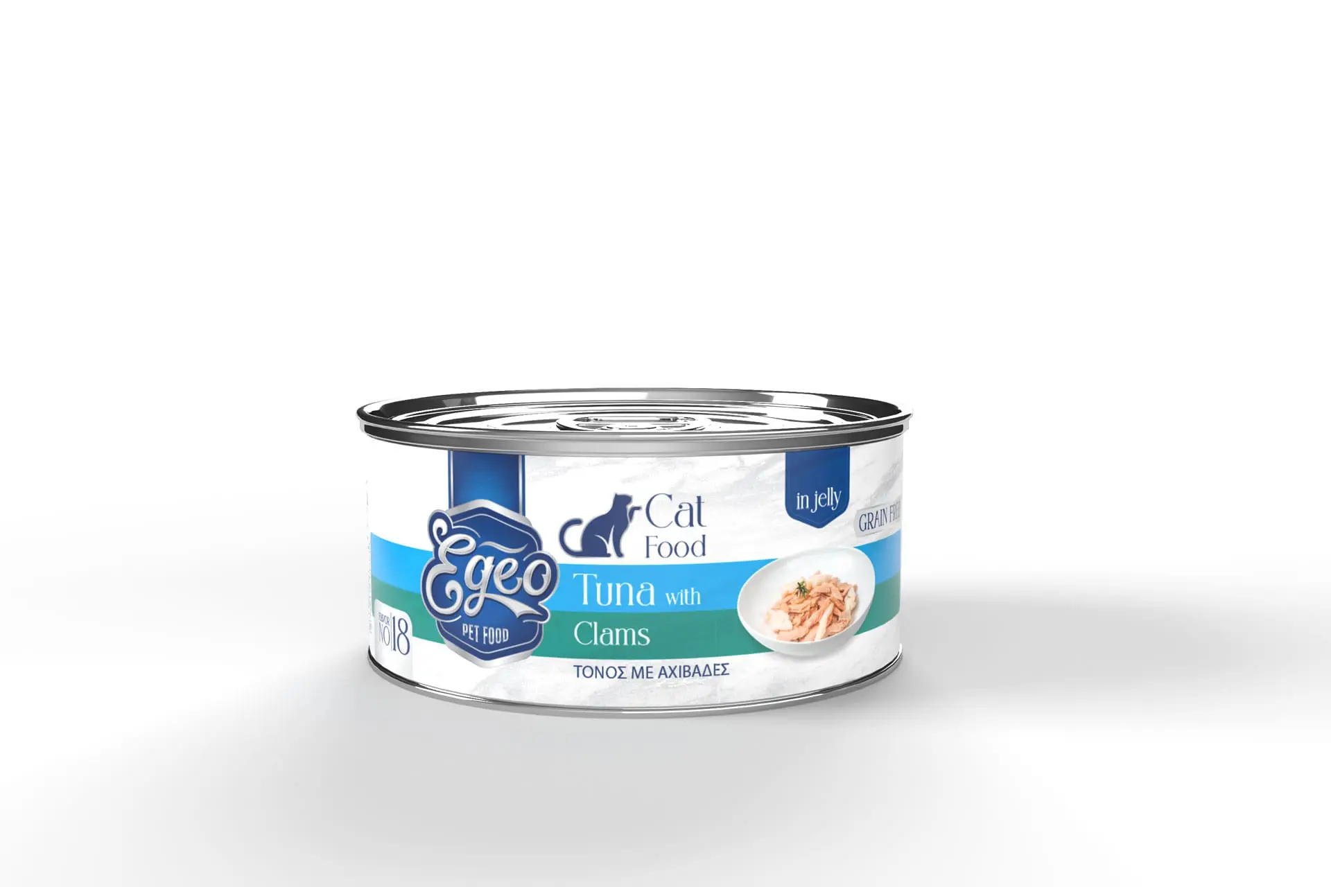 Egeo Cat Adult Wet Food Tuna with Clams 85g
