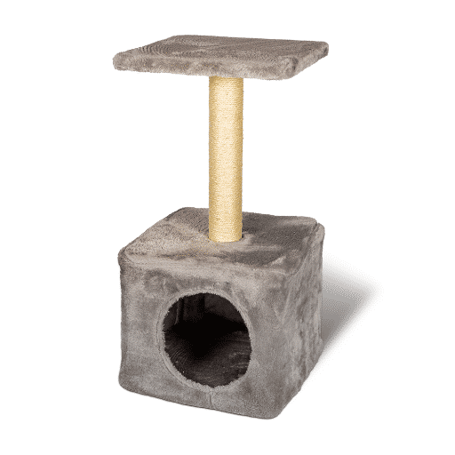 GLEE SCRATCHING POST KALI LIGHT GREY 30x30x60cm