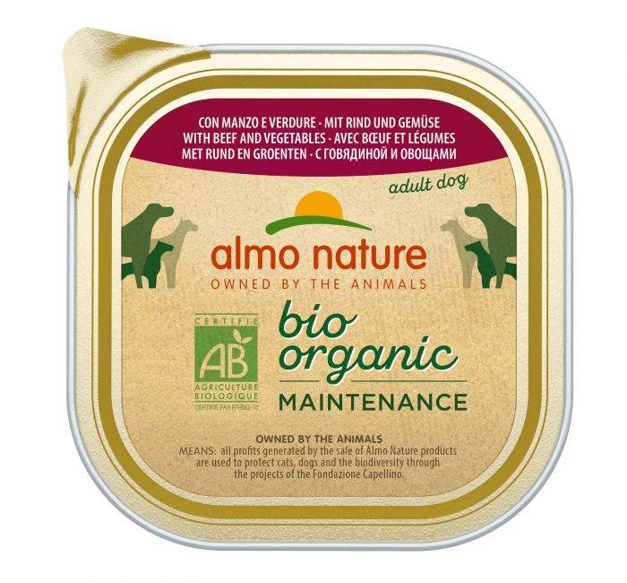 ALMO NATURE – ORGANIC VEEF & VEGETABLES 300g