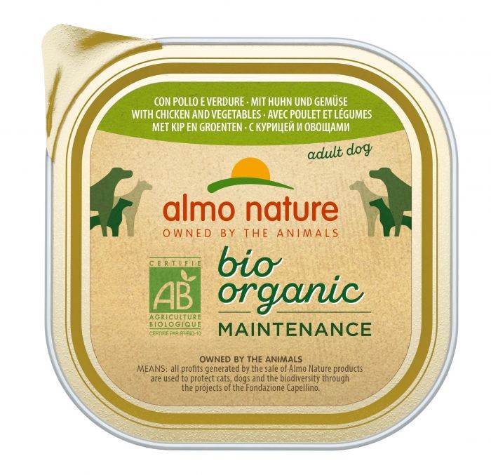 ALMO NATURE – ORGANIC CHICKEN & VEGETABLES 300g