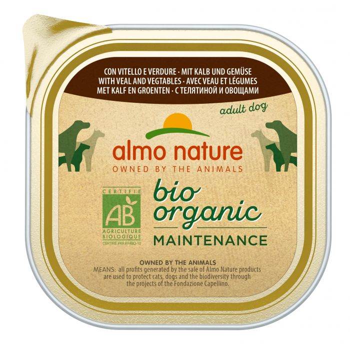 ALMO NATURE – ORGANIC VEAL & VEGETABLES 300g