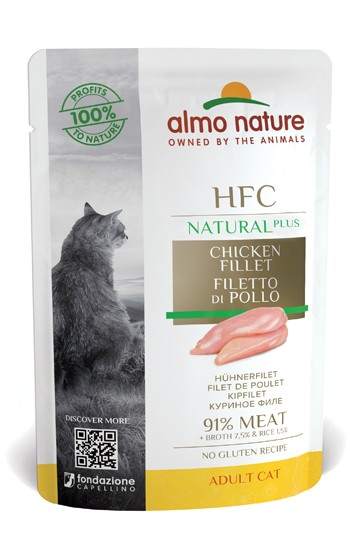 ALMO NATURE – HFC NAT. PLUS CHICKEN FILLET 55g