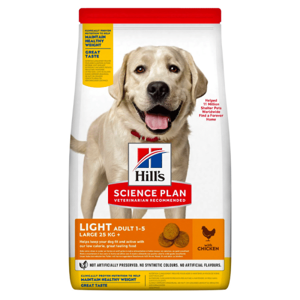 Hill’s Sciences Plan Adult Large Dog Food Light With Chicken 14kg