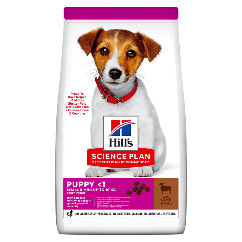 Hill’s Science Plan Puppy Small & Mini Dog Food With Lamb