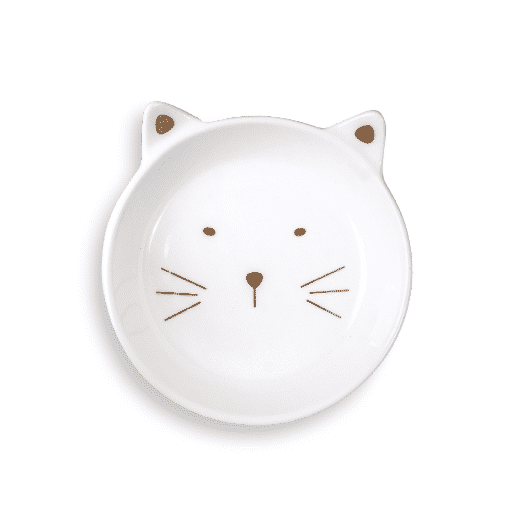 GLEE CERAMIC BOWL WHITE MUSTACHE 270ml