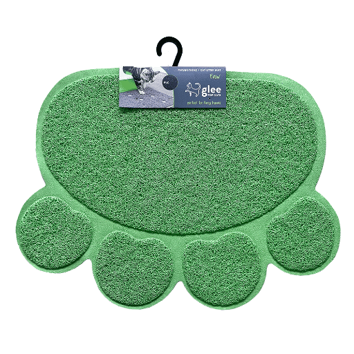 GLEE PAW TOILET MAT, LIGHT GREEN, 45X60CM