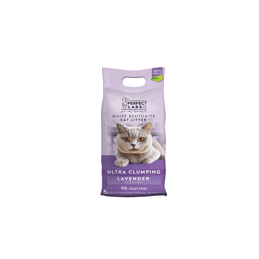 PERFECT CARE CAT LITTER BENTONITE LAVENDER 5L