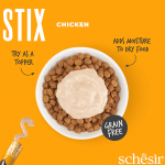 SCHESIR CAT STIX CHICKEN-CREAM SACHET 6X15GR - Image 3