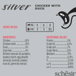 SCHESIR SILVER SENIOR CAT, CHICKEN WITH DUCK MOUSSE E FILLETS 70G IN CAN - Image 2