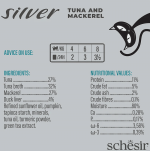 SCHESIR SILVER SENIOR CAT, TUNA AND MACKEREL IN BROTH 70G IN CAN - Image 2
