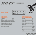 SCHESIR SILVER SENIOR CAT, CHICKEN IN BROTH 70G IN CAN - Image 2