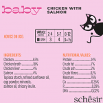 SCHESIR CHICKEN WITH SALMON IN BROTH 70G IN CAN - Image 2