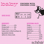 SCHESIR CHICKEN WITH CHICKEN LIVER IN BROTH 70G IN CAN - Image 2