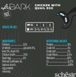 SCHESIR AFTER DARK CHICKEN WITH QUAIL EGG IN PATÉ IN CAN 80G - Image 2