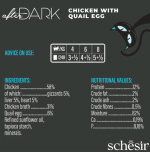 SCHESIR AFTER DARK CHICKEN WITH QUAIL EGG IN BROTH IN CAN 80G - Image 2