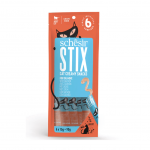 SCHESIR CAT STIX SALMON – CREAM SACHET 6 X15GR