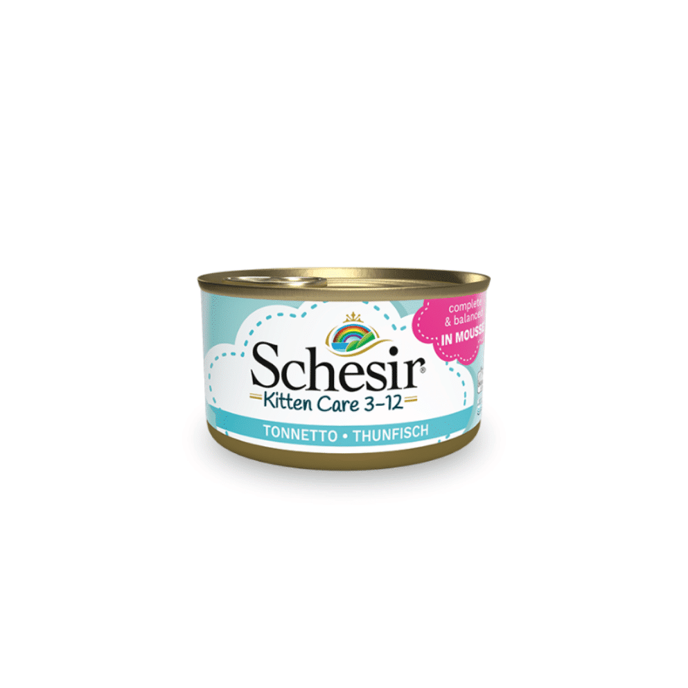 Schesir Kitten Care Wet Food For Kittens Tuna Mousse