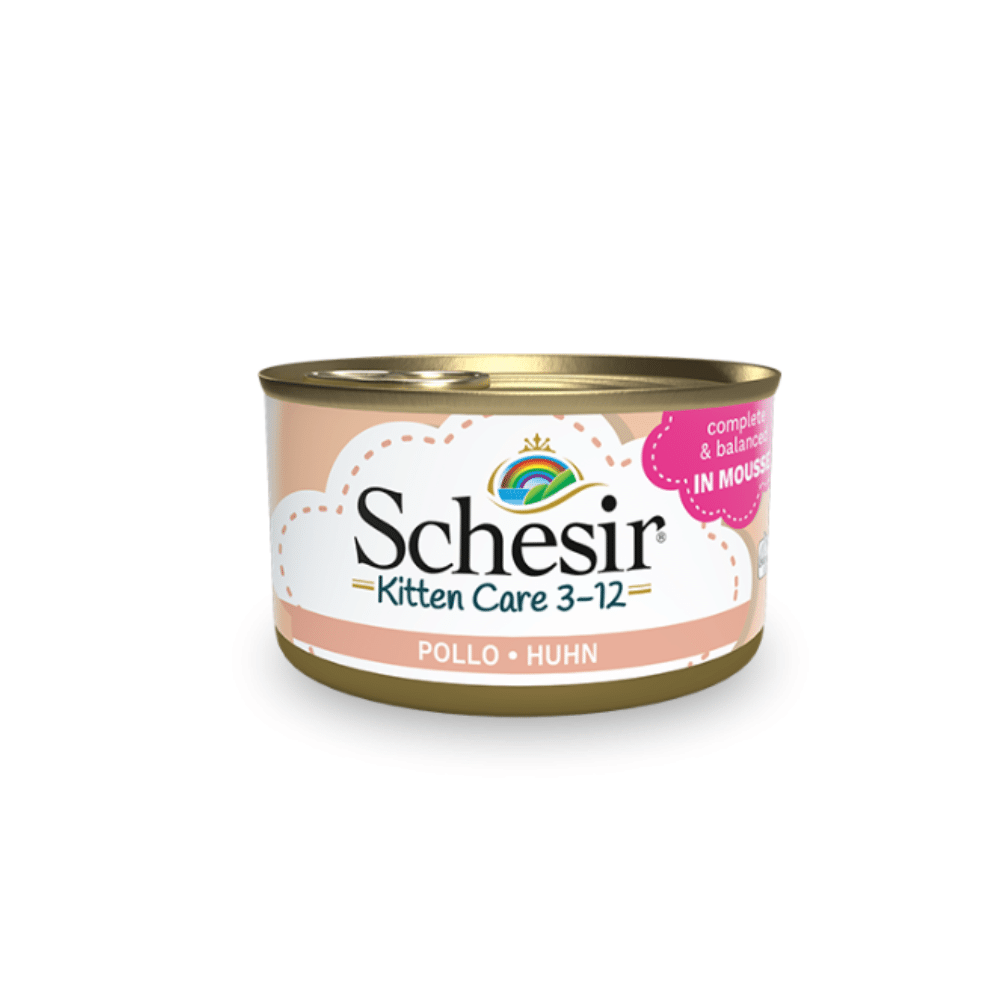Schesir Kitten Care Wet Food For Kittens - Chicken Mousse