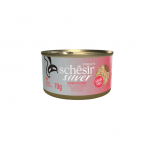 SCHESIR SILVER SENIOR CAT, CHICKEN WITH DUCK MOUSSE E FILLETS 70G IN CAN