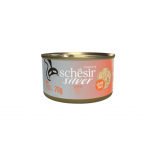 SCHESIR SILVER SENIOR CAT, CHICKEN IN BROTH 70G IN CAN