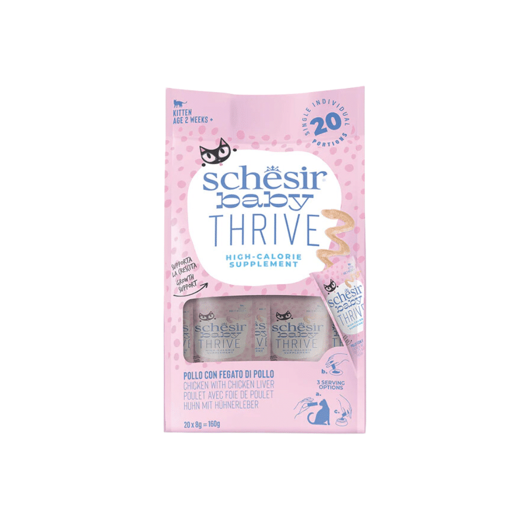 SCHESIR CHICKEN WITH CHICKEN LIVER IN CREAM 160G IN POUCH