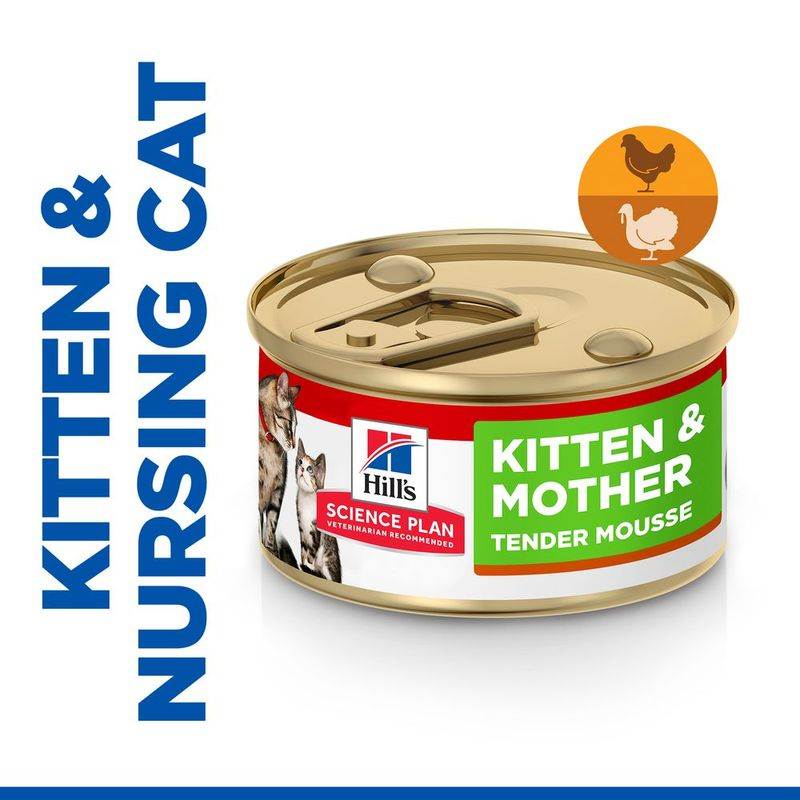 Hill’s Science Plan Kitten & Mother Chicken & Turkey Mousse