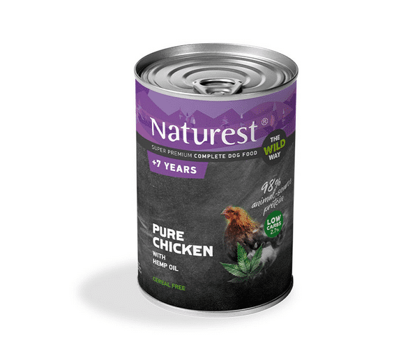 Naturest Mature Sterilised 7 Chicken With Hemp Oil 400g