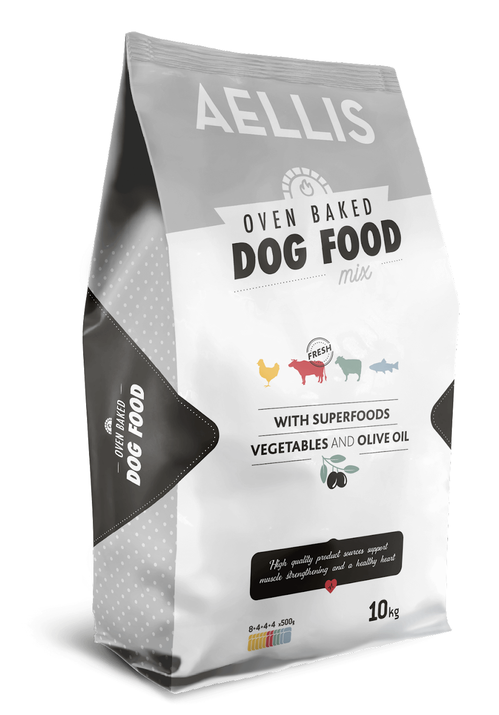 Aellis Natural Dog Food Grain Free Mixed Recipe 10kg