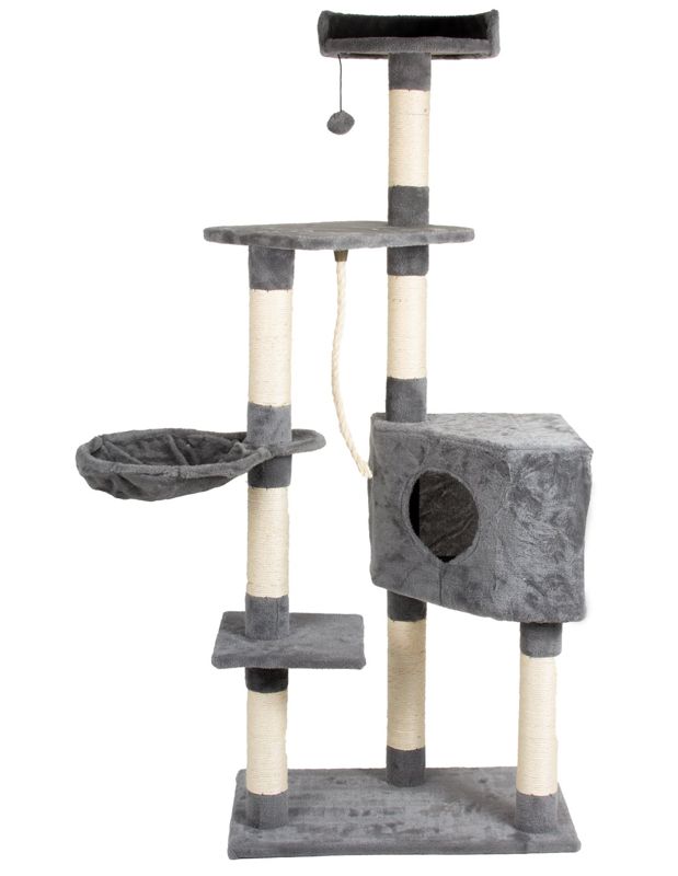 CEDRO SCRATCHING TREE 4 FLOORS 60X40X148CM