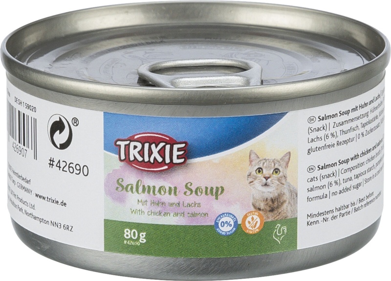 TRIXIE SOUP SALMON  WITH CHICKEN 80G