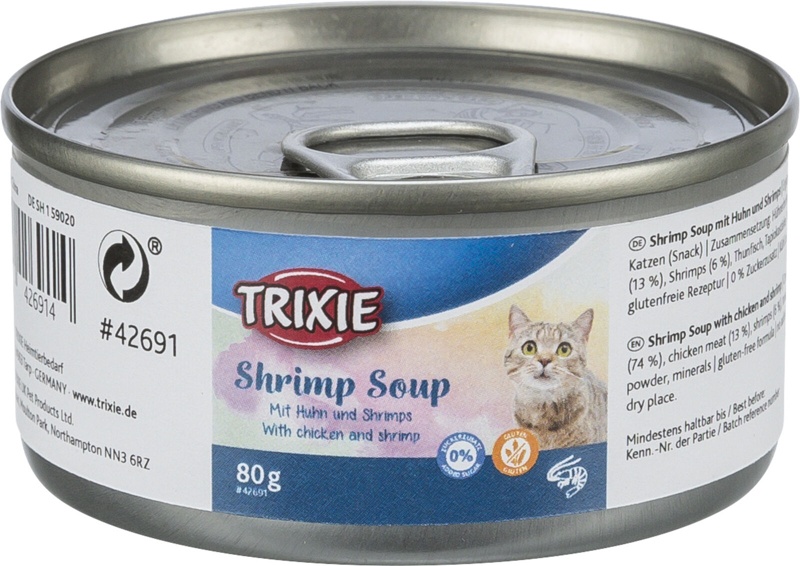 TRIXIE SOUP WITH CHICKEN  AND SHRIMP 80G