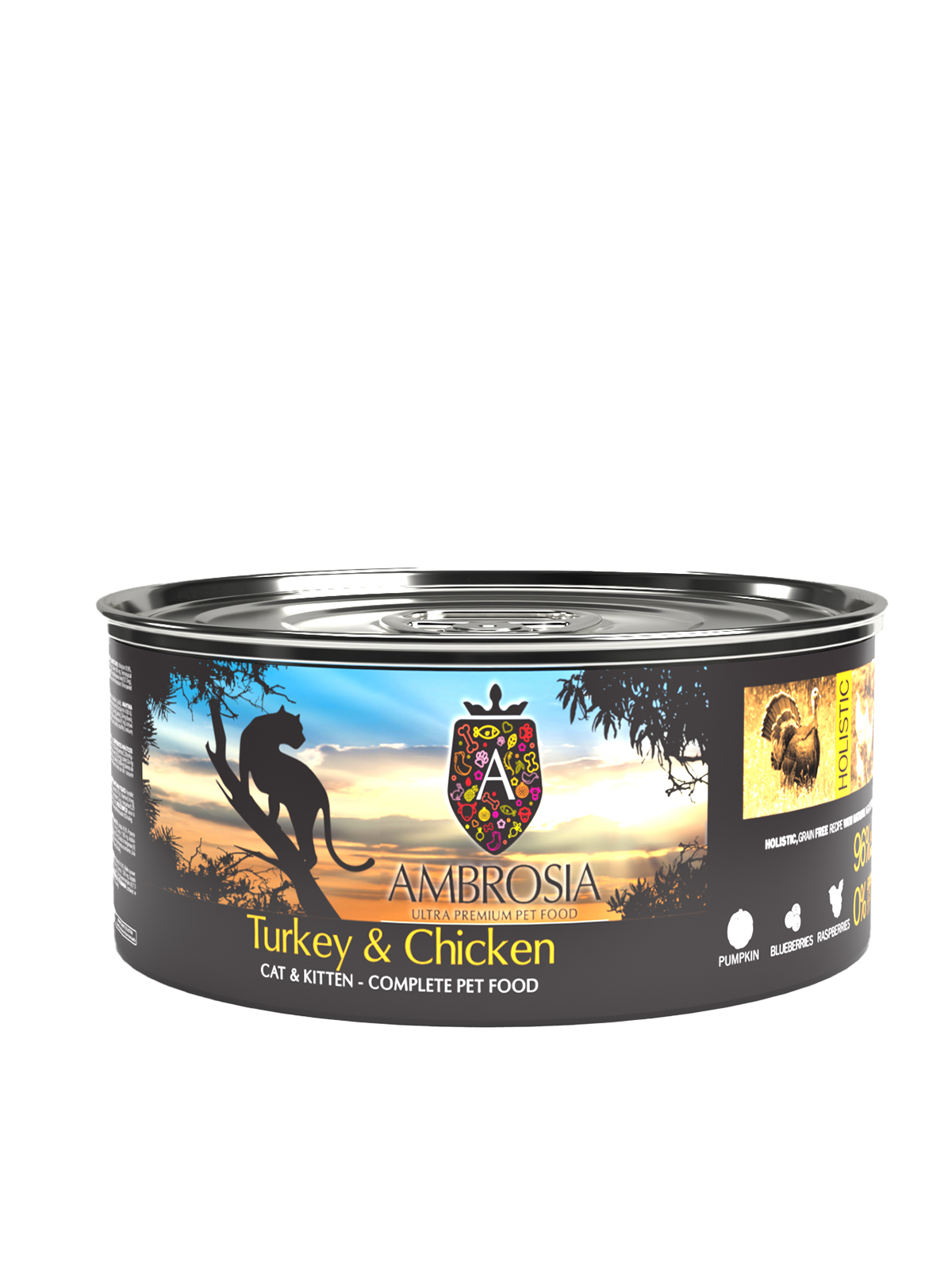 Ambrosia Turkey & Chicken Kitten & Cat 150g