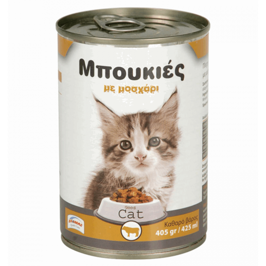 ELOMAS CAT FOOD TIN BEEF 405GR