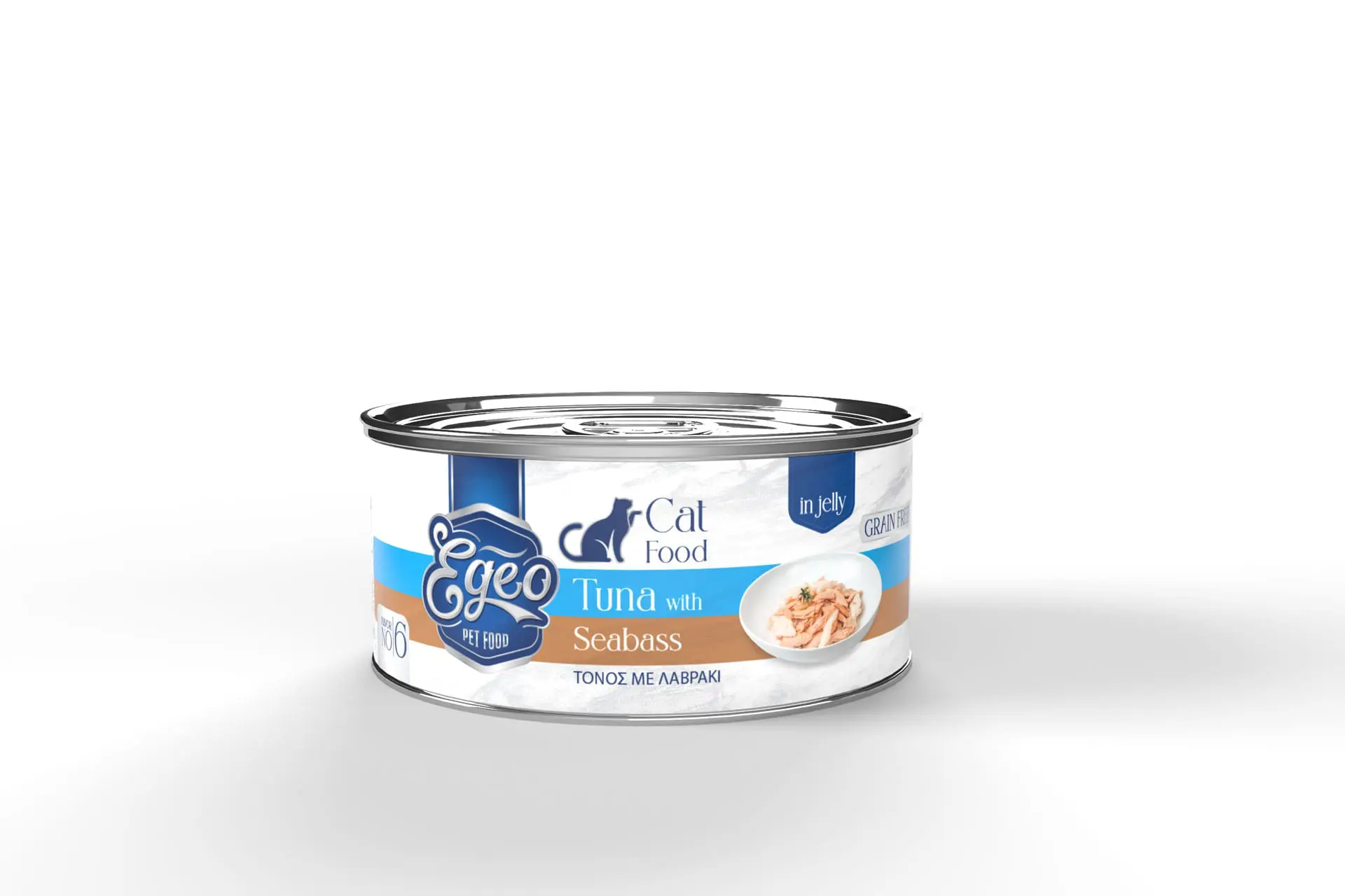 Egeo Cat Adult Wet Food Tuna with Seabas