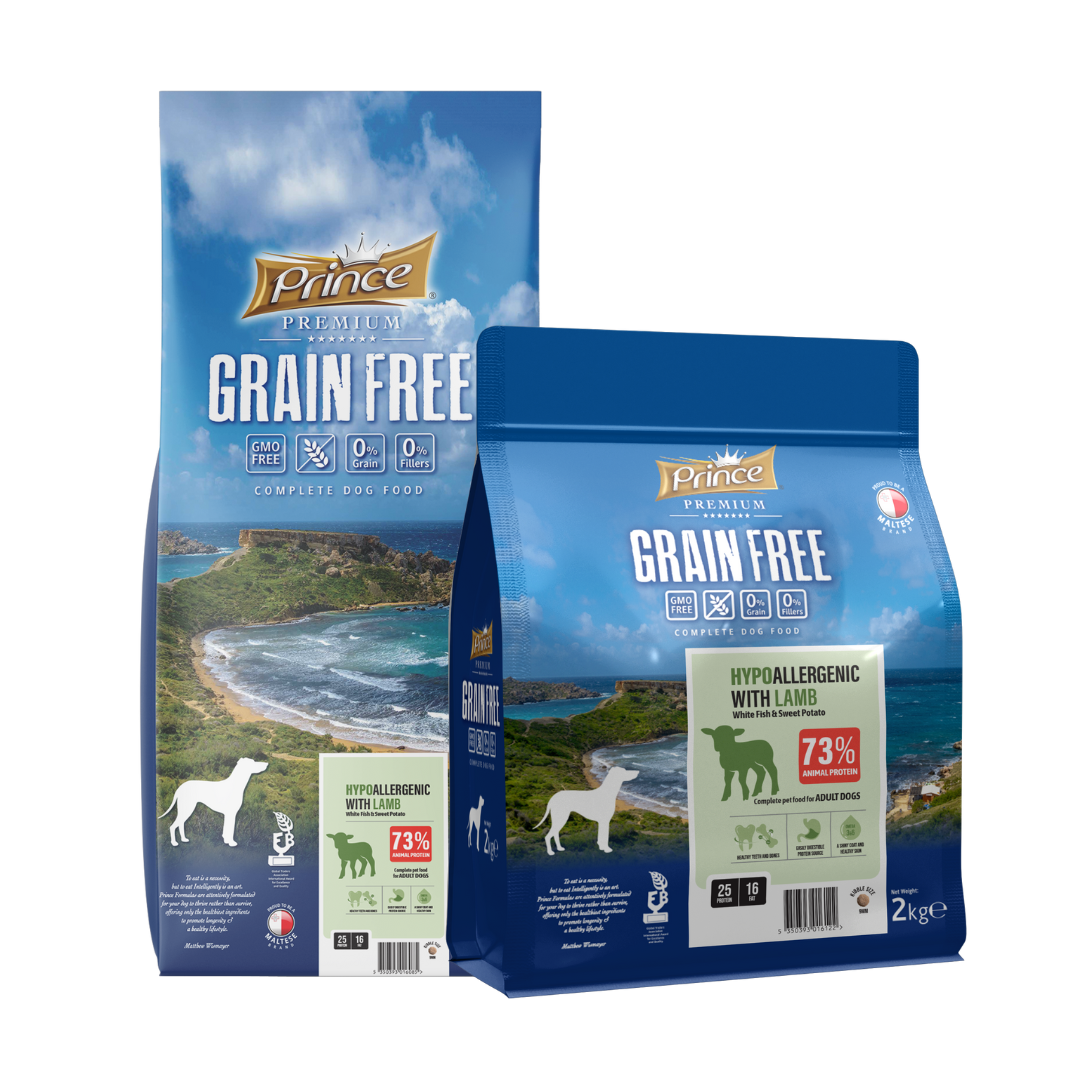 Prince Grain-Free Hypoallergenic with Lamb, White Fish & Sweet Potato