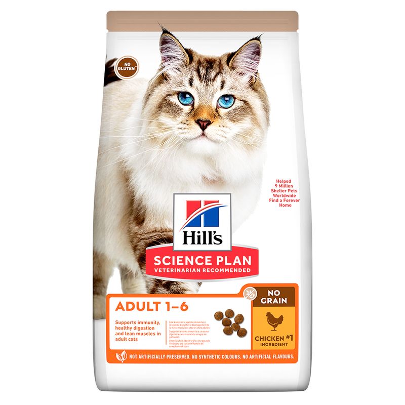 Hill’s Science Plan Adult Cat 1-6 Grain free  with Chicken