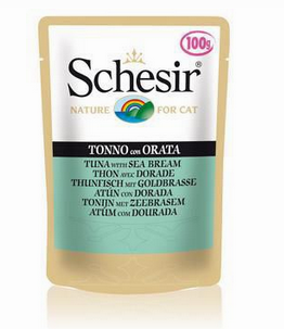 Schesir Tuna With Seabream pouch 100g