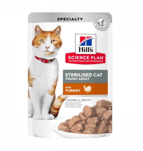 Hills Sterilised Cat Turkey 85g