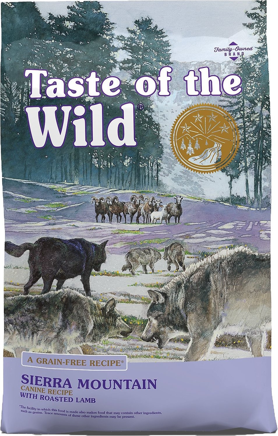 Taste of The Wild Sierra Mountain Canine with Roasted Lamb Dog Food 2kg
