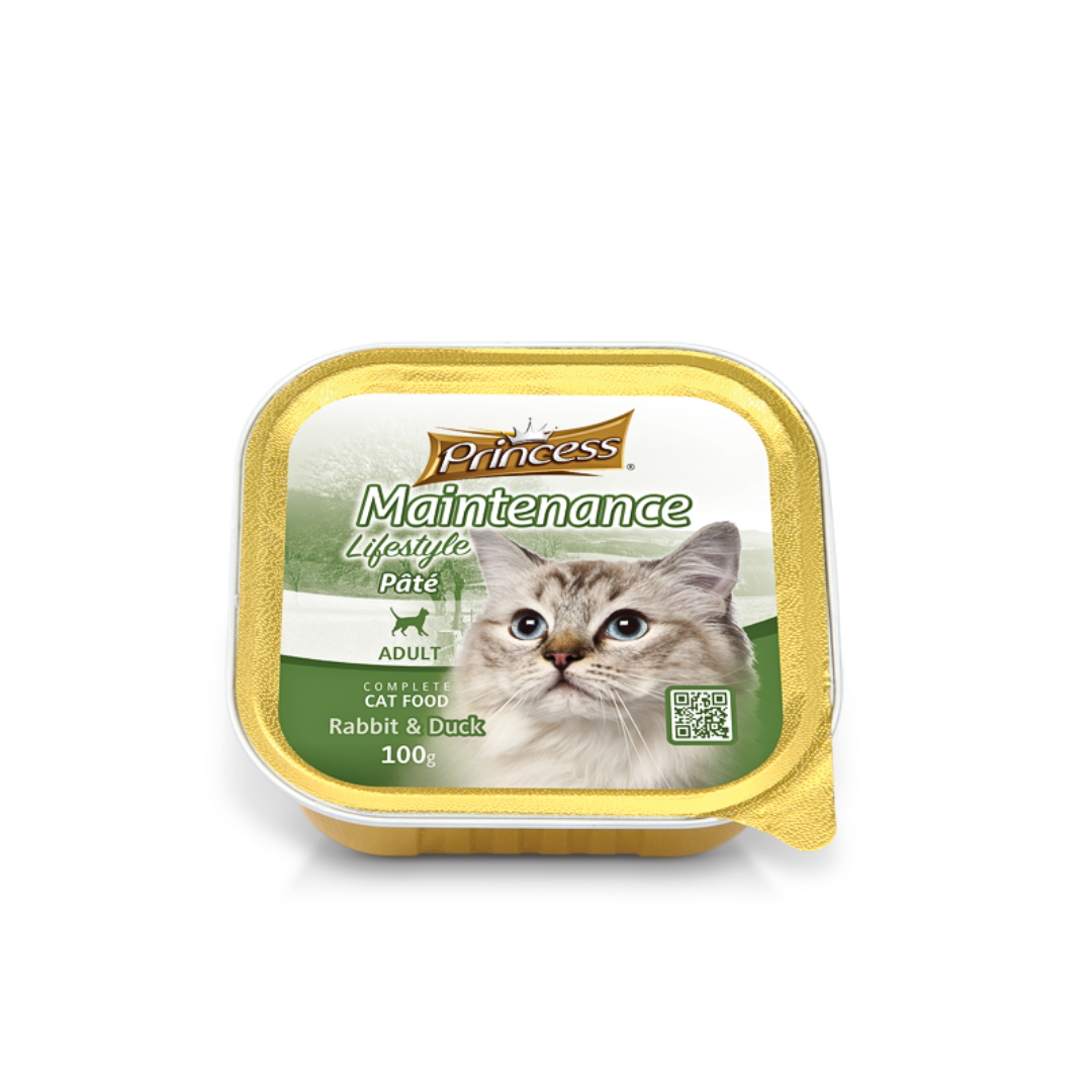 Princess Maintenance Lifestyle Pâté – Rabbit & Duck 100g