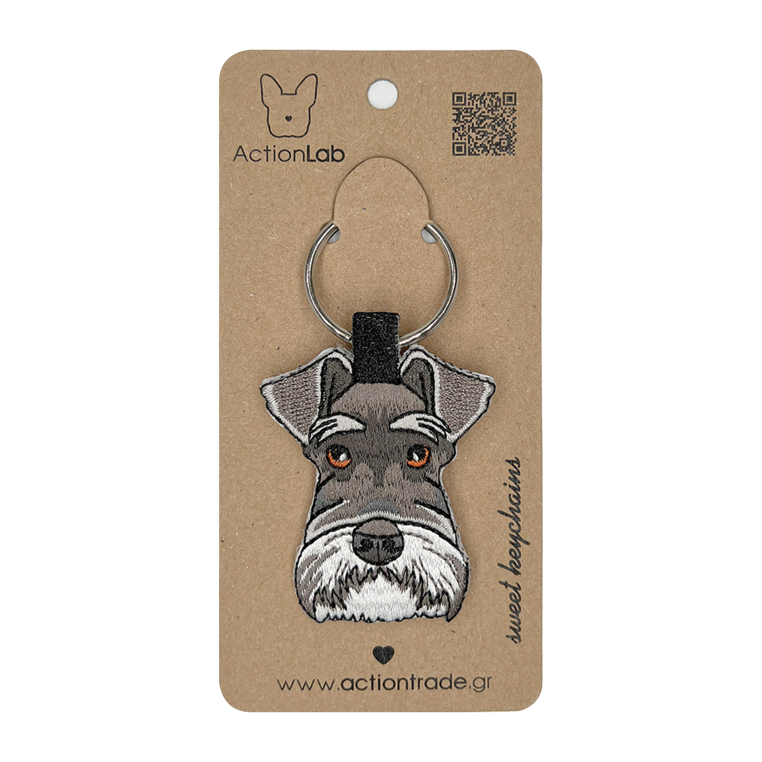 Schnauzer Keyring