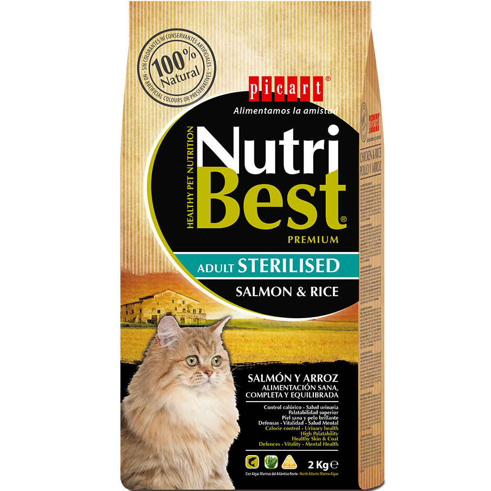 NutriBest Cat Sterilised Salmon