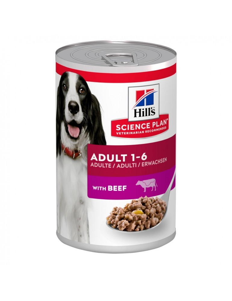 Hills Science Plan Dog Wet Food Adult With Beef