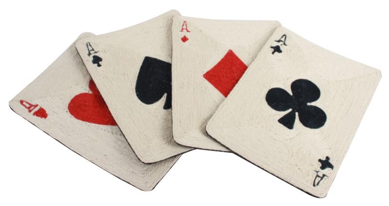 SCRATCHES POKER  49X35X0,5CM