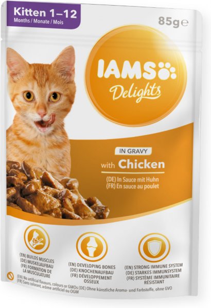 IAMS Cat Kitten with chicken in gravy