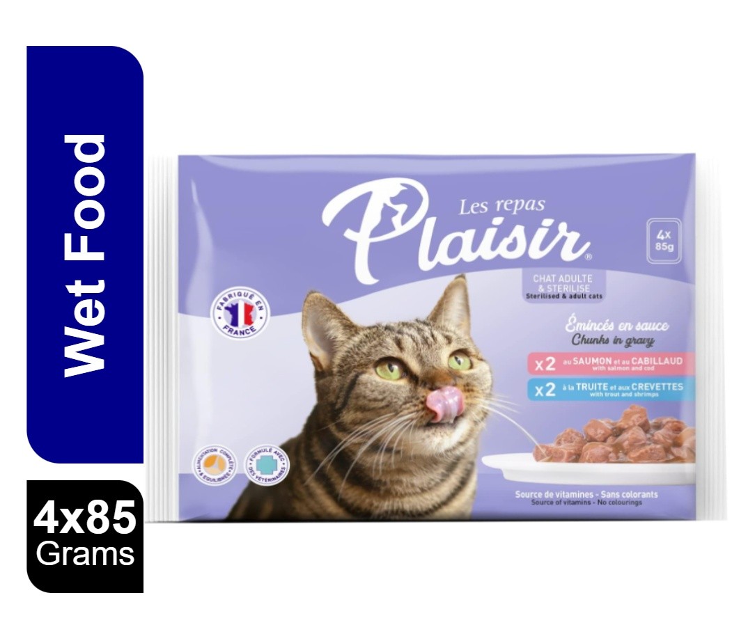 PLAISIR CAR MULTIPACK POUCH FOR ADULT AND STERILIZED CATS